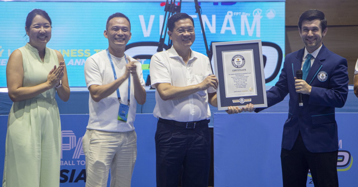 PPA Tour Asia 2025 tại Đà Nẵng chính thức lập kỷ lục Guinness với 7.916 người tham dự