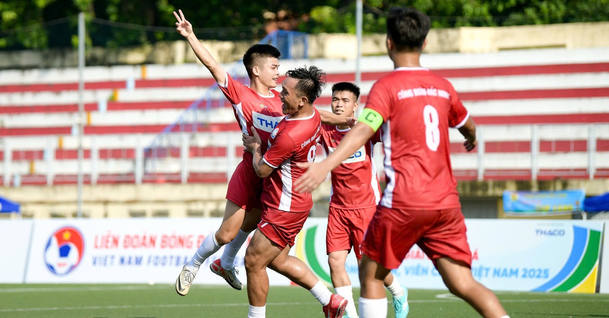 Xác định 4 đội vào vòng chung kết Giải bóng đá công nhân, viên chức Việt Nam 2025