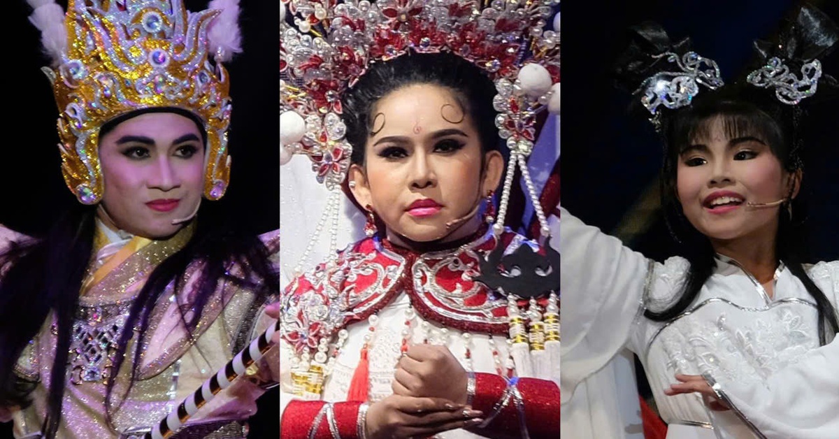 Bình Tinh khóc nức nở nhìn con trai cố nghệ sĩ Chinh Nhân ca diễn trên sân khấu Huỳnh Long