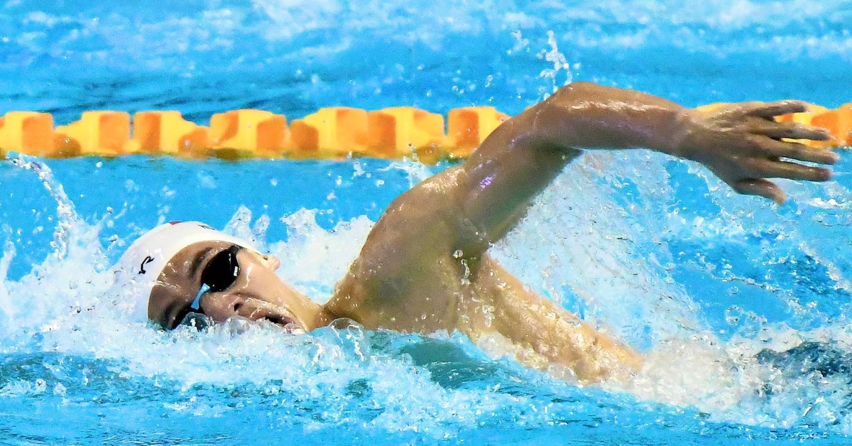 Kình ngư Nguyễn Huy Hoàng giành HCV thứ ba Giải bơi vô địch quốc gia 2025