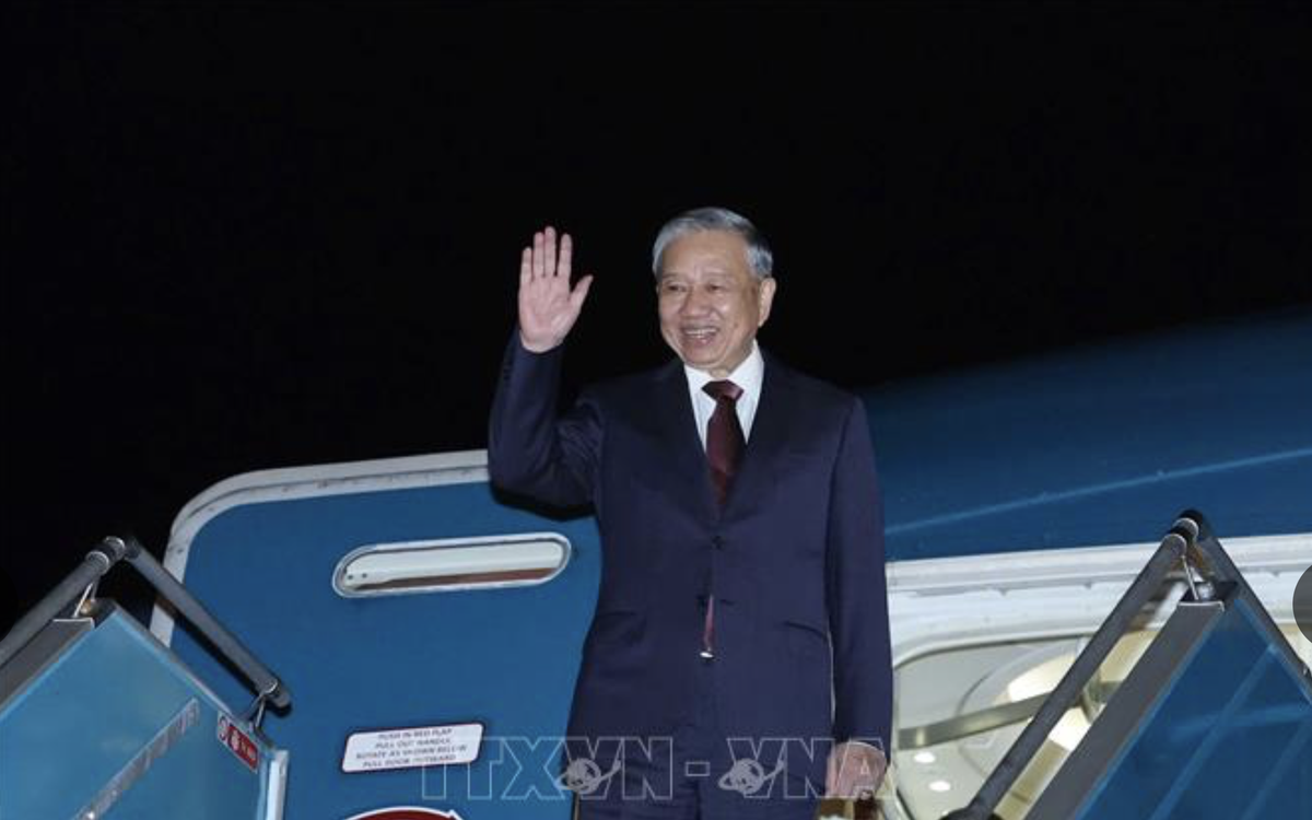 Tổng Bí thư Tô Lâm lên đường thăm cấp nhà nước Triều Tiên lần đầu tiên