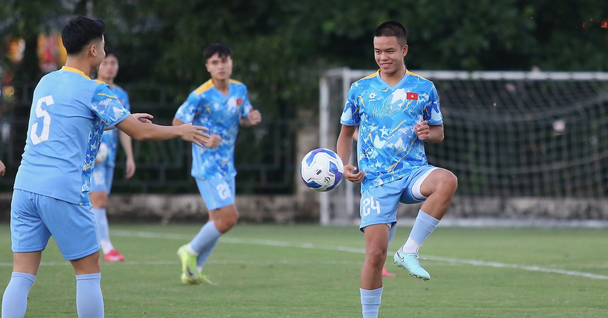 U23 Việt Nam sẵn sàng cho trận đấu với Qatar