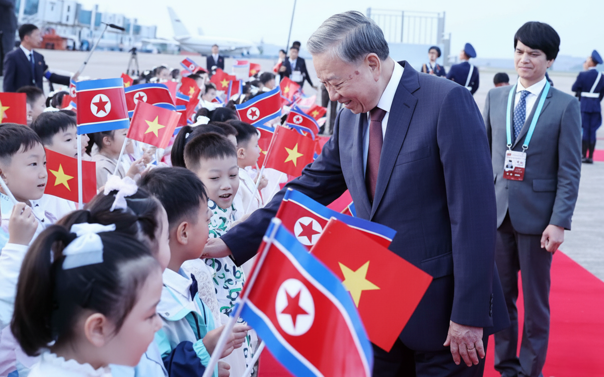 Tổng Bí thư Tô Lâm đến Bình Nhưỡng, bắt đầu chuyến thăm cấp nhà nước Triều Tiên lần đầu tiên