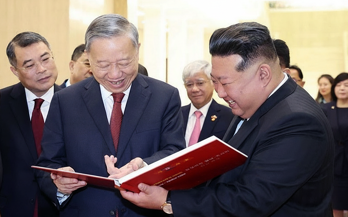 Tổng Bí thư Tô Lâm hội đàm với Tổng Bí thư, Chủ tịch Quốc vụ Triều Tiên Kim Jong Un