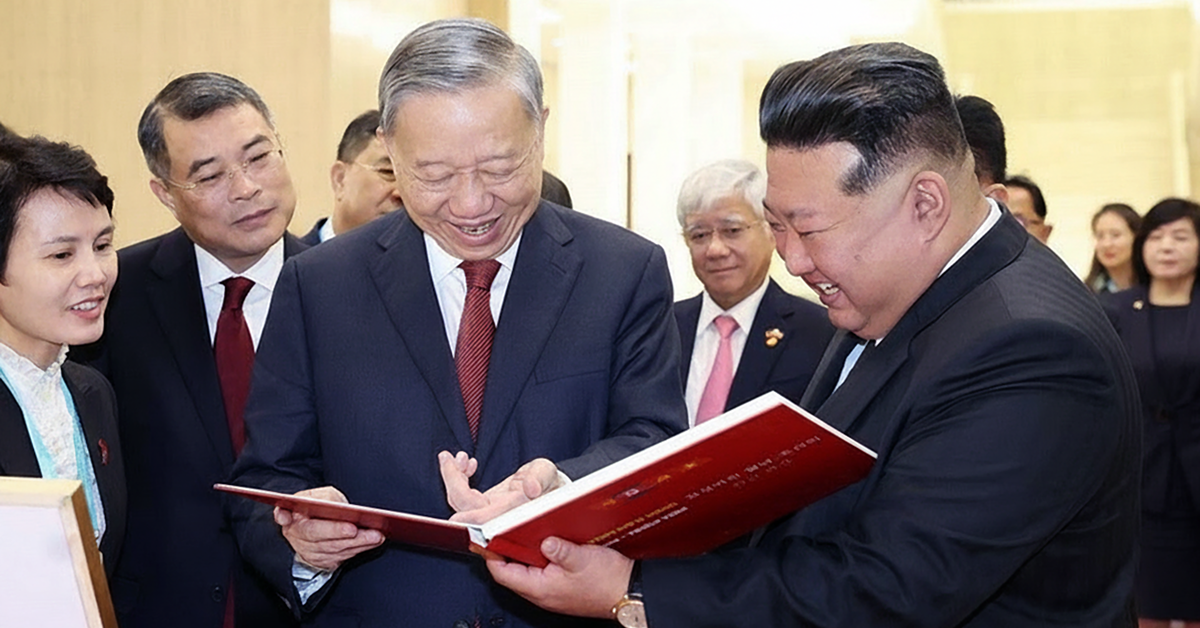 Tổng Bí thư Tô Lâm hội đàm với Tổng Bí thư, Chủ tịch Quốc vụ Triều Tiên Kim Jong Un