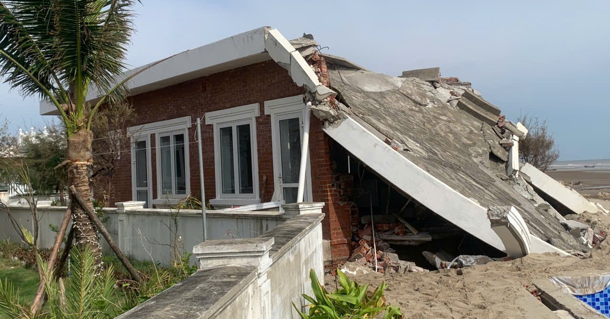 Lập đoàn kiểm tra tại dự án có nhiều căn villa hư hỏng sau bão