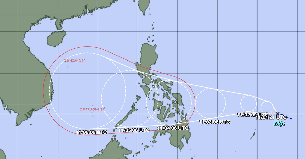 Bão sắp hình thành ngoài khơi Philippines, khả năng vào Biển Đông thành cơn bão số 13