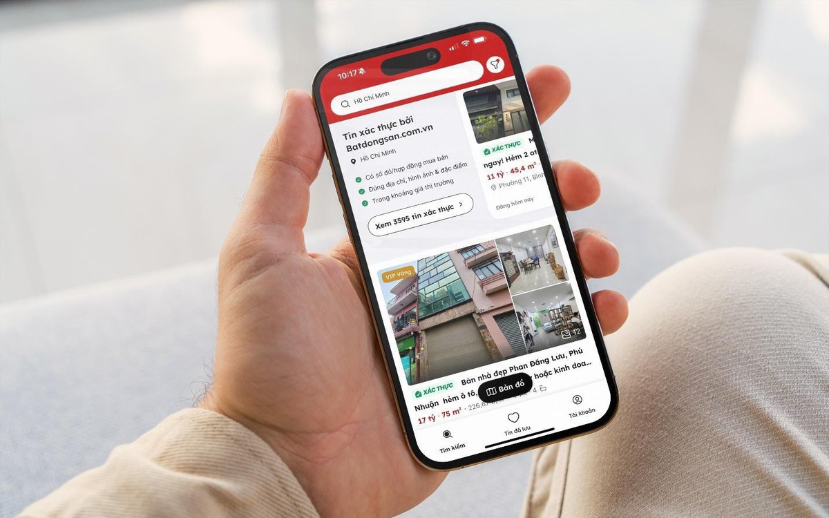 Xác thực tin đăng giúp tìm kiếm bất động sản nhanh chóng, an tâm hơn