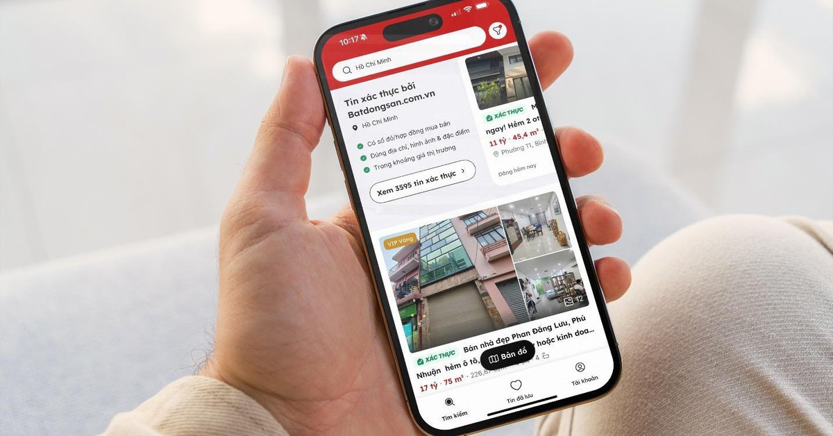Xác thực tin đăng giúp tìm kiếm bất động sản nhanh chóng, an tâm hơn
