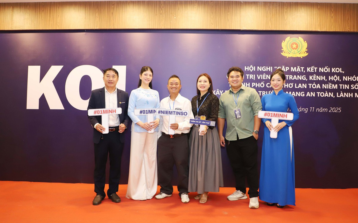 Công an Cần Thơ lần đầu tổ chức gặp gỡ, kết nối các KOL