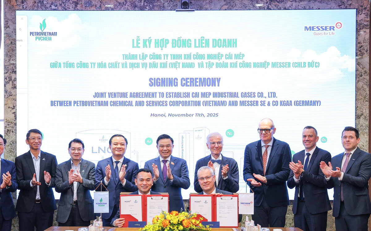 Petrovietnam bắt tay hãng tư nhân lớn nhất thế giới đầu tư dự án khí công nghiệp 37 triệu USD