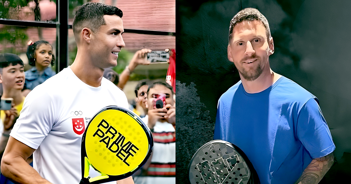 Pickleball bại trận trước môn thể thao yêu thích của Messi và Ronaldo