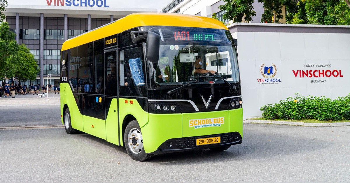 Ra mắt xe điện học đường chuyên biệt đầu tiên Việt Nam