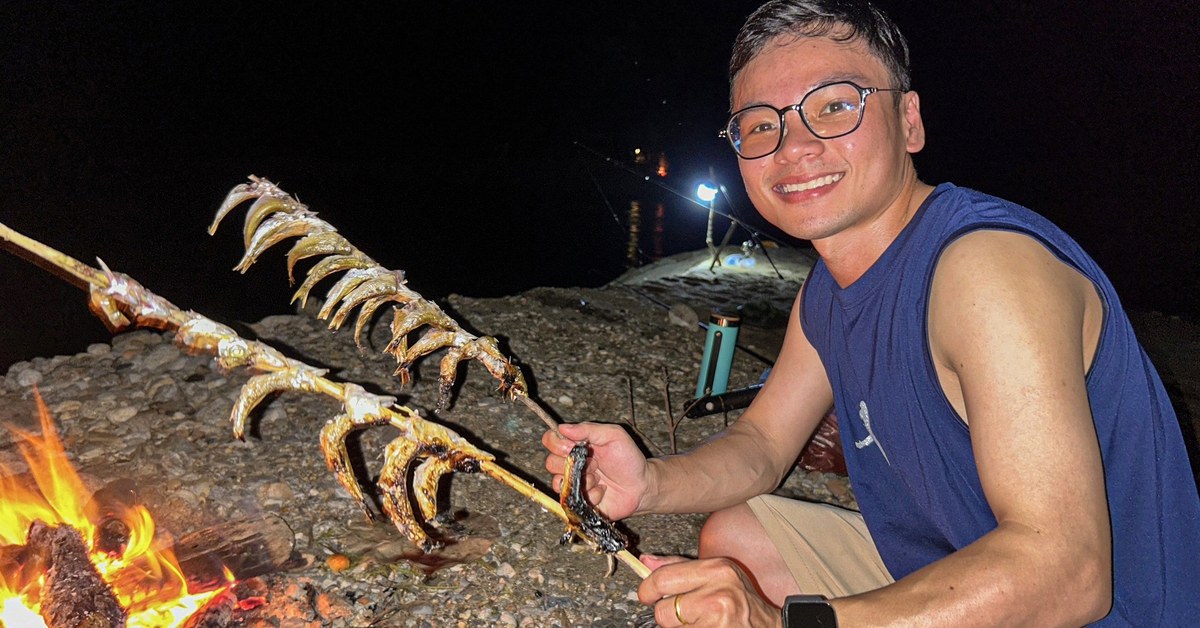 Câu cá suối bằng rọ: Kéo một lần gần chục con cá