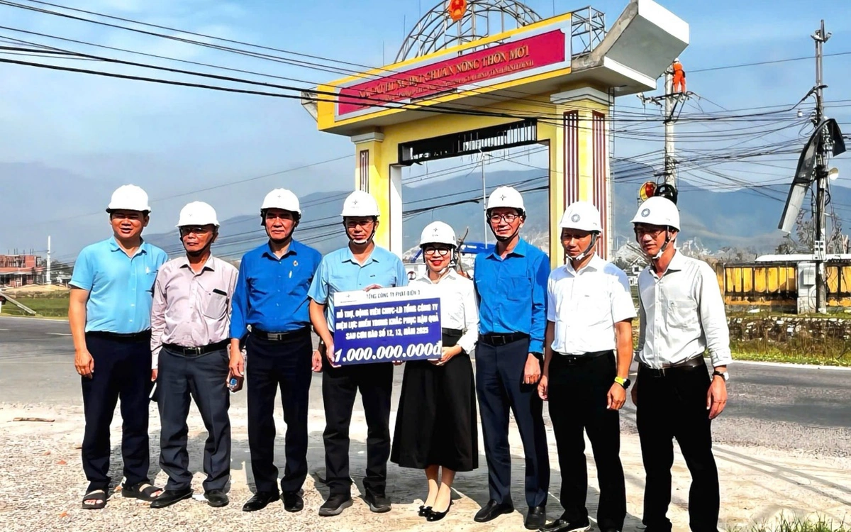 EVNGENCO3 đồng hành CBCNV khắc phục hậu quả mưa bão