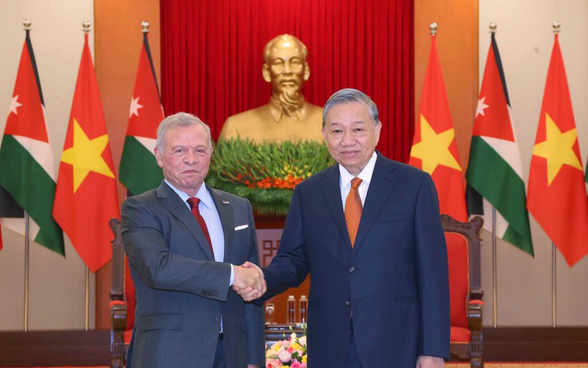 Quốc vương Jordan hội kiến các nhà lãnh đạo Việt Nam