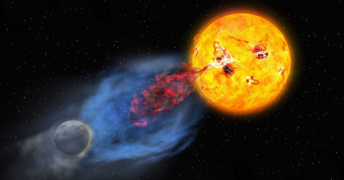 Lần đầu phát hiện bão sao mạnh gấp 10.000 lần bão Mặt trời, có thể xóa sổ khí quyển của hành tinh