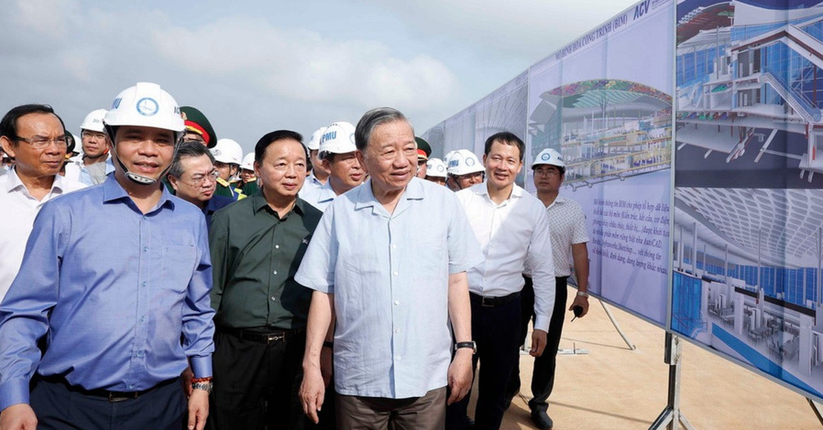 Tổng Bí thư Tô Lâm: Sân bay Long Thành biểu tượng cho khát vọng phát triển của đất nước