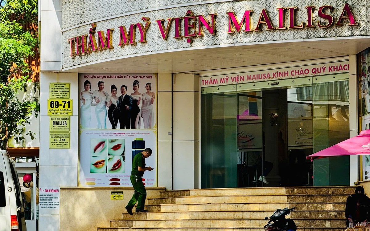 Công an xuất hiện tại hệ thống thẩm mỹ viện Mailisa các tỉnh, thành