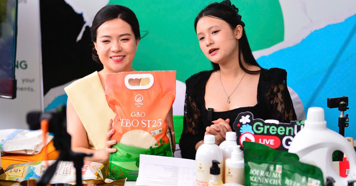 'Săn' sản phẩm xanh giảm giá đến 50% tại Mega Livestream Việt Nam Xanh