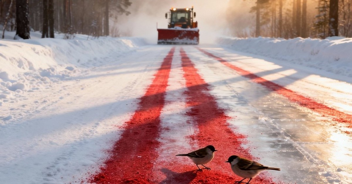 Thụy Điển rải 'loại muối thực vật mới' lên đường vào mùa đông để làm tan băng và cho chim ăn?