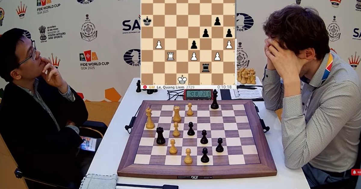 Từ dự đoán Lê Quang Liêm 'chắc chắn thua' đến lời khen 'Liêm đẳng cấp', điều gì xảy ra trong ván cờ?