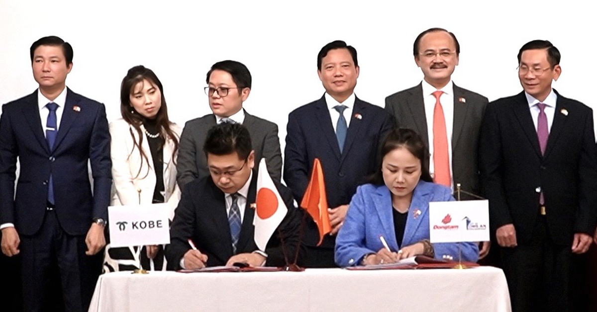 Cảng Quốc tế Long An ký hợp tác với cảng Kobe tại Nhật