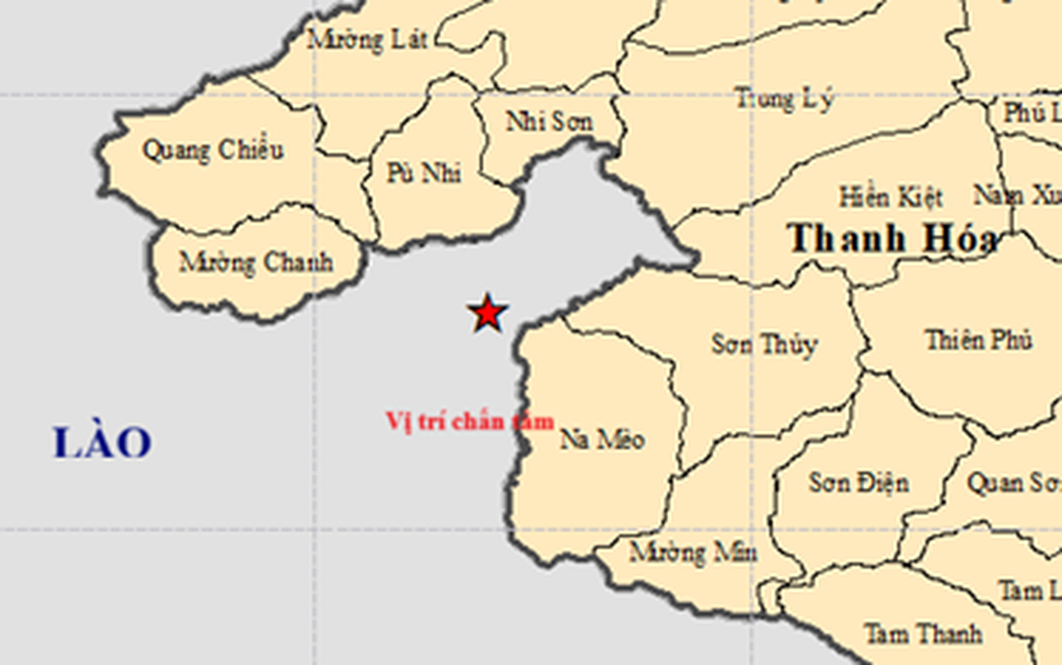 Động đất giáp biên giới Thanh Hóa, Việt Nam đang theo dõi