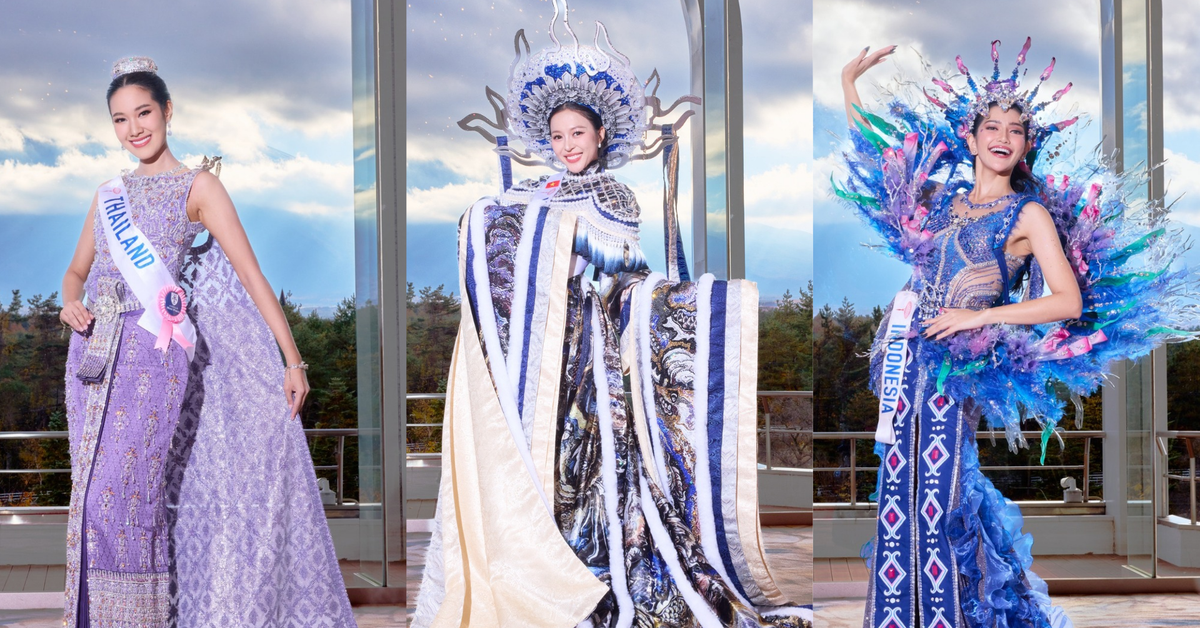 Ngắm trang phục dân tộc của 80 người đẹp thi Hoa hậu Quốc tế 2025 tại Nhật Bản