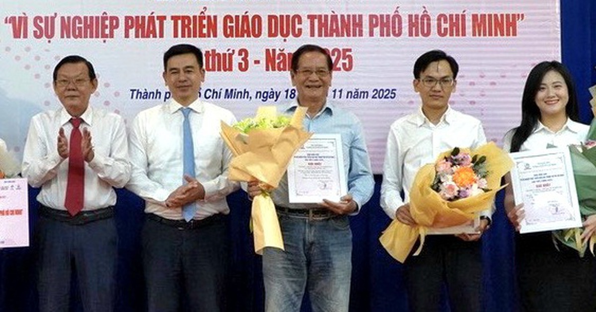 Báo Tuổi Trẻ đoạt giải nhì viết về giáo dục TP.HCM 2025