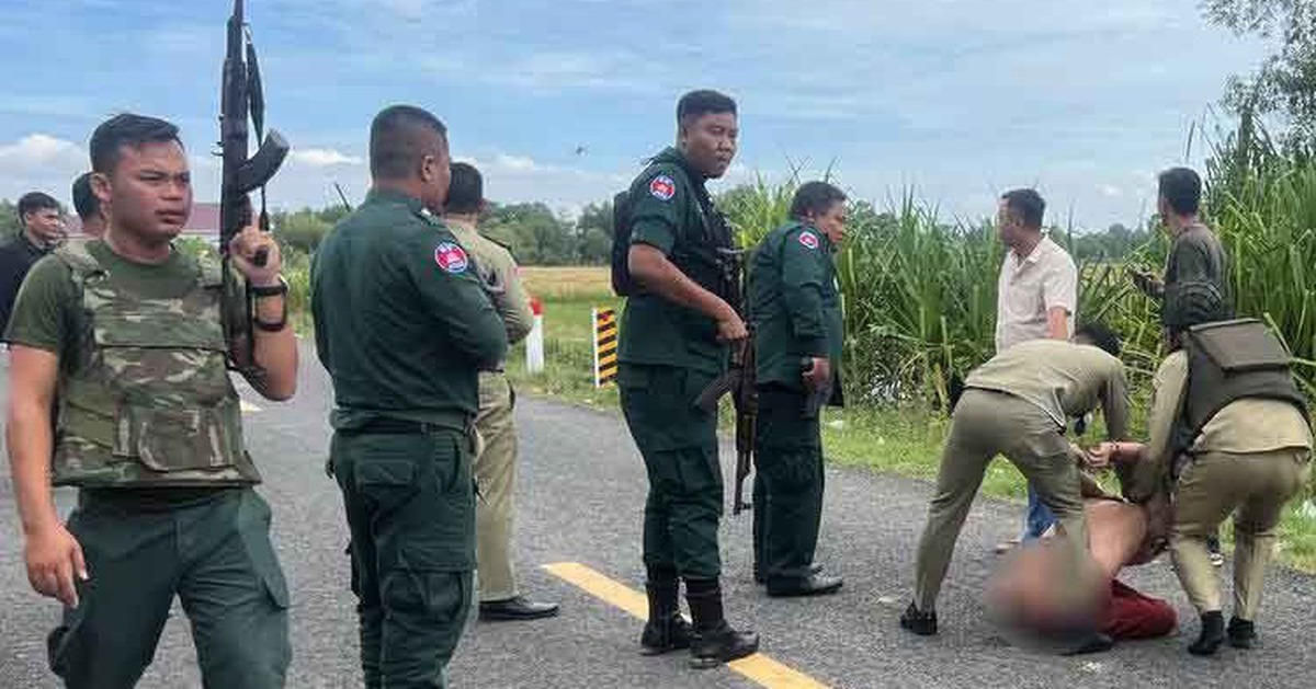 Vụ dùng súng tẩu thoát táo tợn giữa sân tòa án ở Campuchia: Đã bắt được 5 phạm nhân và nữ đồng phạm