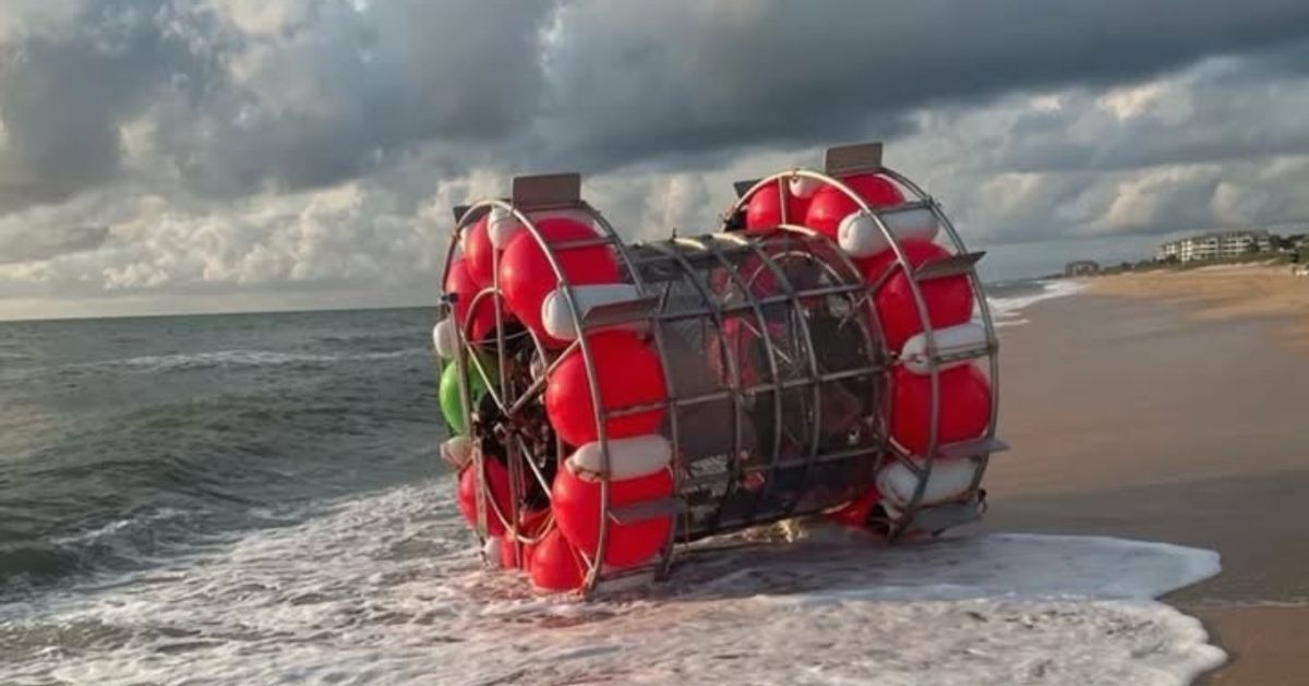 Người đàn ông gây sốc khi muốn vượt Đại Tây Dương bằng bánh xe hamster tự chế