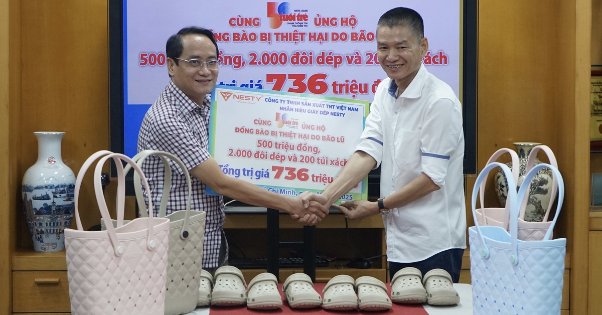 Nhãn hiệu Nesty đóng góp gần 740 triệu đồng tiếp sức bà con vùng lũ