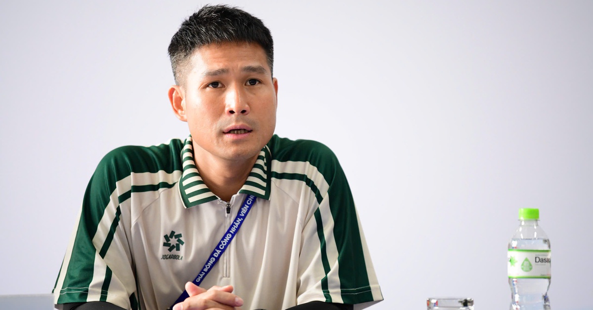 Cựu hậu vệ V-League 'choáng' khi dự họp báo Giải bóng đá công nhân, viên chức Việt Nam