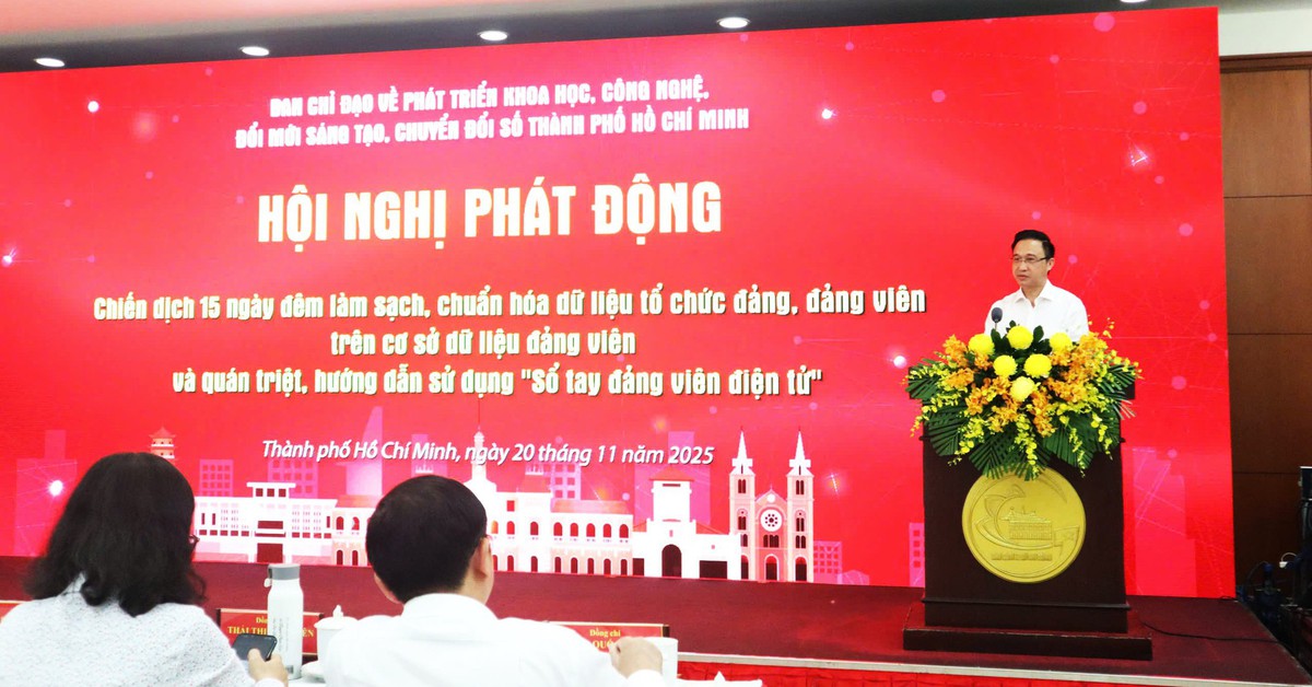 TP.HCM phát động chiến dịch 15 ngày đêm làm sạch dữ liệu đảng viên