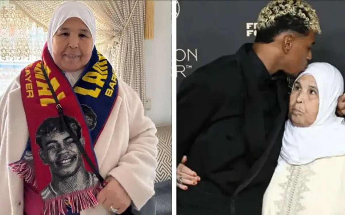 Bà nội Lamine Yamal đến Camp Nou xem cháu trai tỏa sáng cho Barca