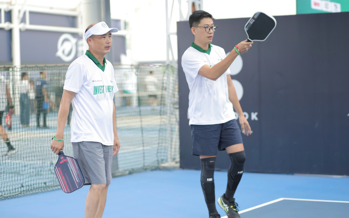 Gần 200 doanh nhân, nhà đầu tư tranh tài ở Giải Kafi Pickleball Open