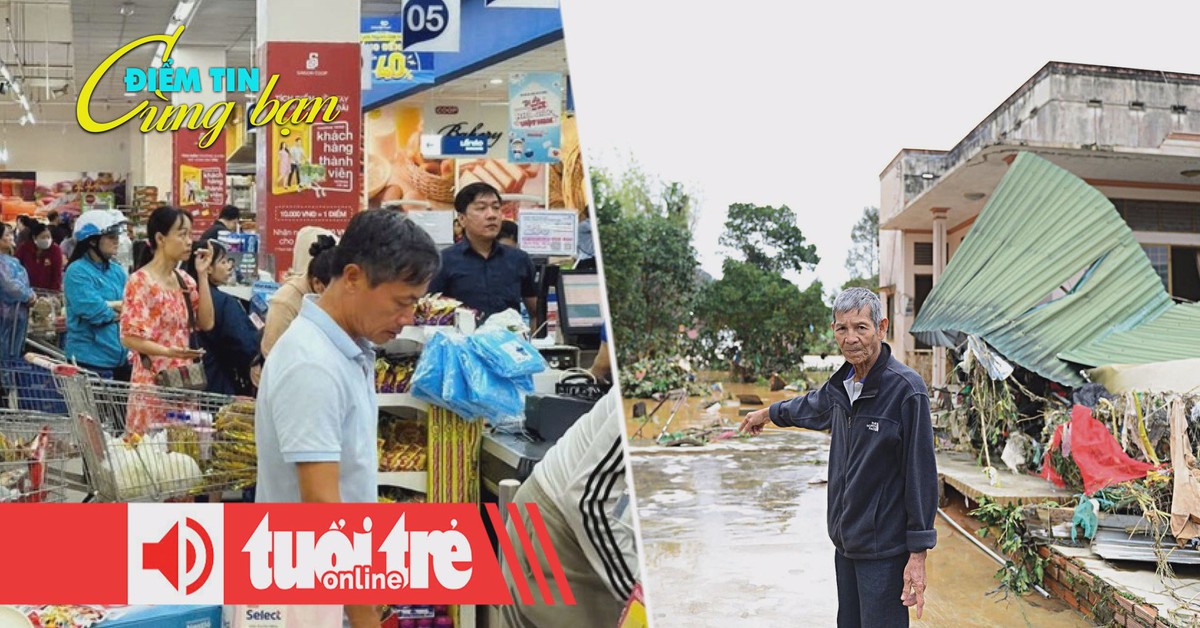 Điểm tin 18h: Siêu thị tìm cách chi viện miền Trung; Cần cảnh báo ngập lụt bằng công nghệ