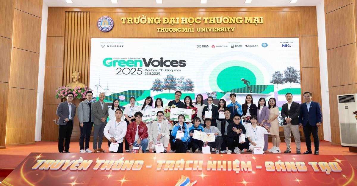 Sinh viên thi hùng biện Green Voices: 'Người dùng không phải lo ngại về xe điện'