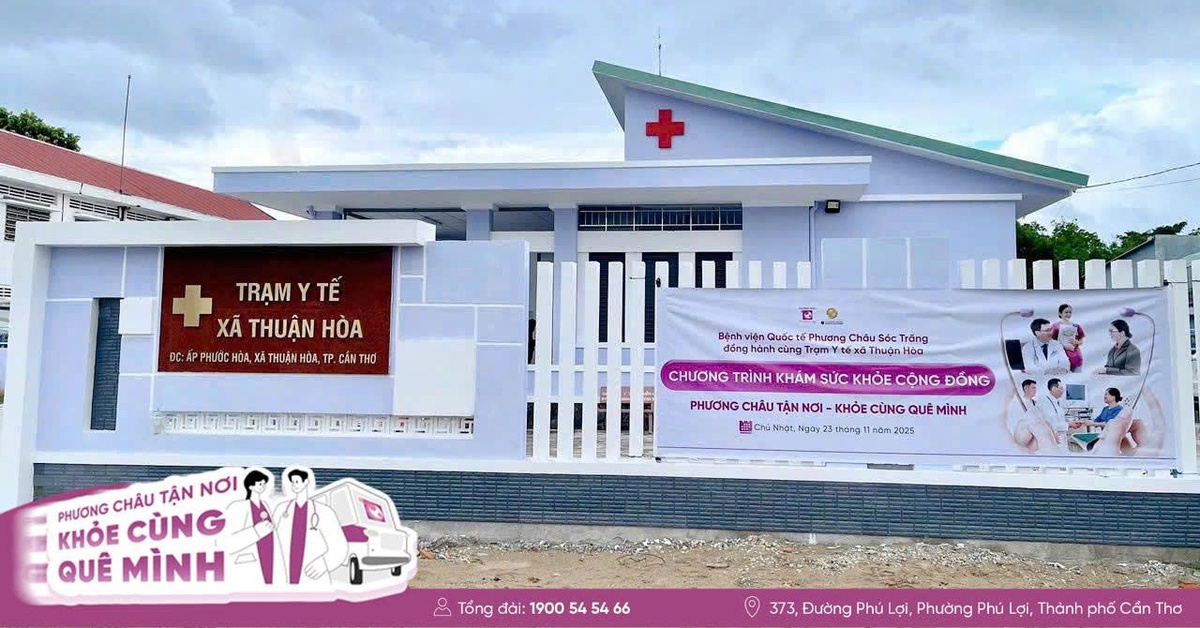 Hoạt động chăm sóc sức khỏe cộng đồng của Bệnh viện Quốc tế Phương Châu Sóc Trăng