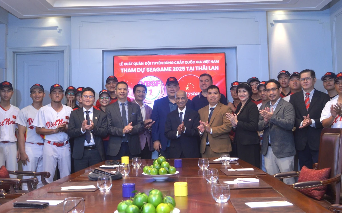 Tuyển bóng chày Việt Nam quyết tâm giành vàng tại SEA Games 33