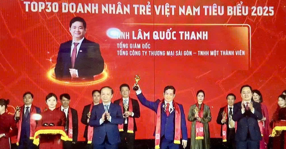 CEO SATRA được vinh danh Top 30 Doanh nhân trẻ tiêu biểu 2025