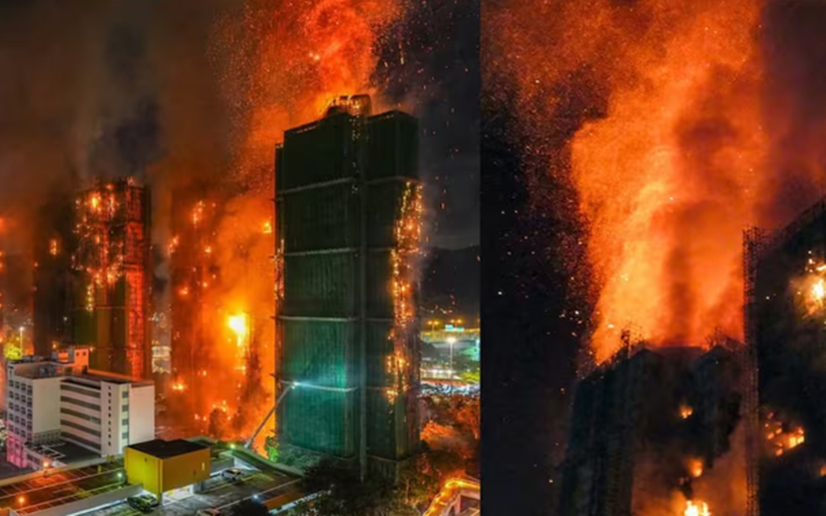 Ngoài giàn giáo tre, còn có 'thủ phạm' khác khiến đám cháy chung cư Hong Kong lan nhanh bất thường