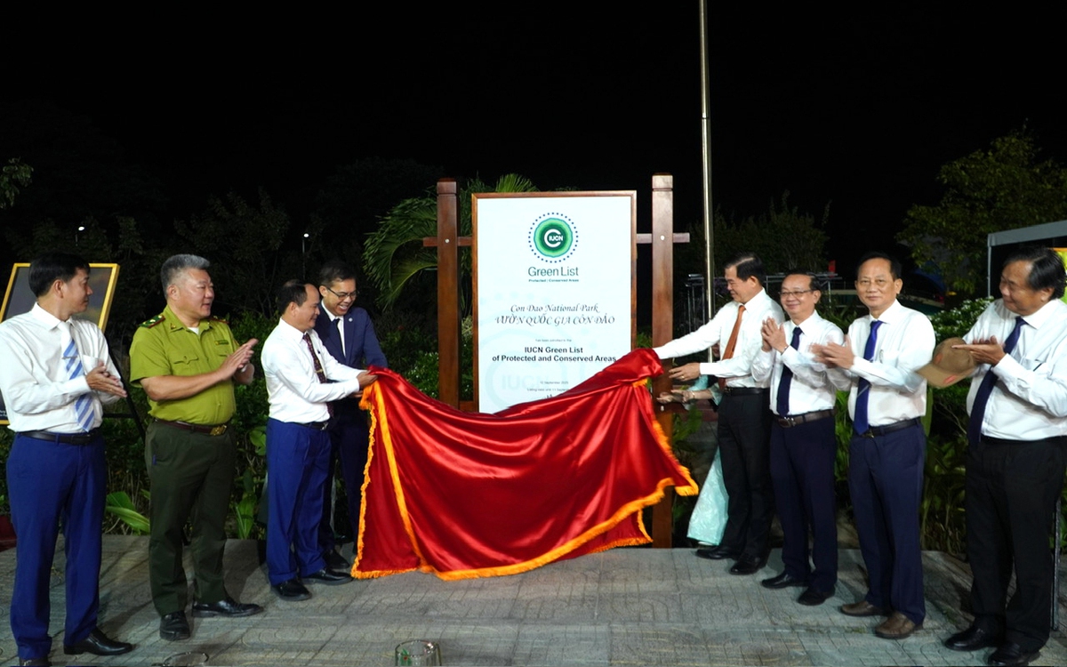 Vườn quốc gia Côn Đảo đón chứng nhận Danh lục Xanh
