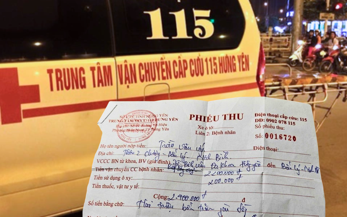 V Vietnamu odvzeli dovoljenje prevozniku nujne medicinske pomoči 115 Hưng Yên zaradi previsokih stroškov