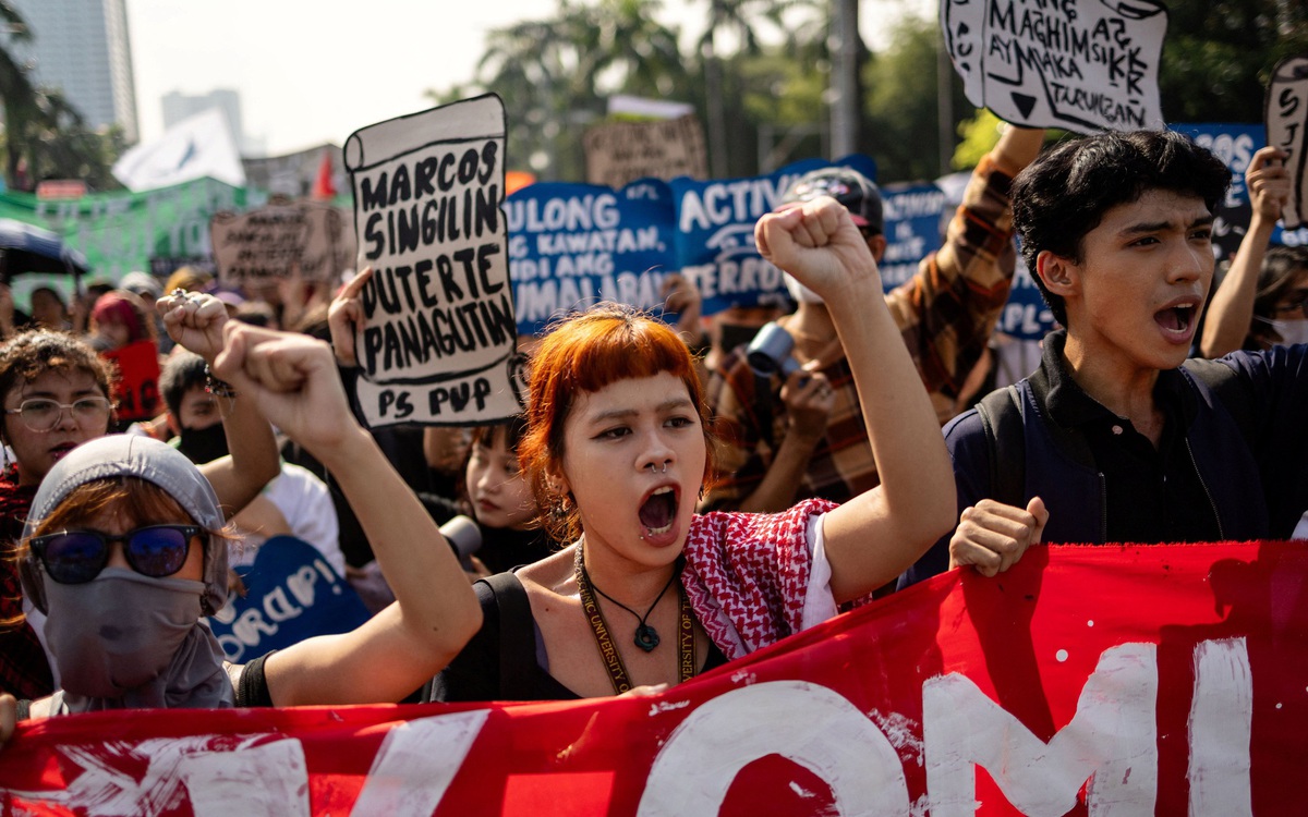 Philippines huy động 17.000 cảnh sát, đông hơn người biểu tình