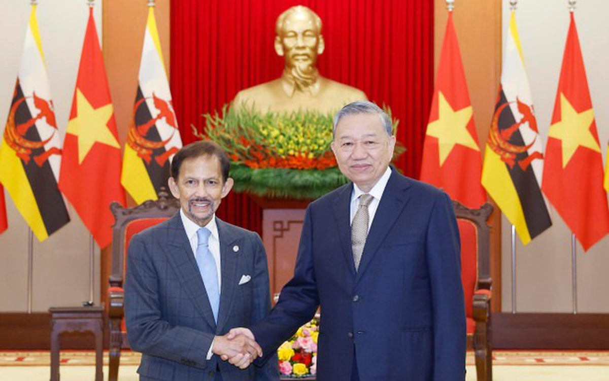 Tổng Bí thư Tô Lâm tiếp Quốc vương Brunei