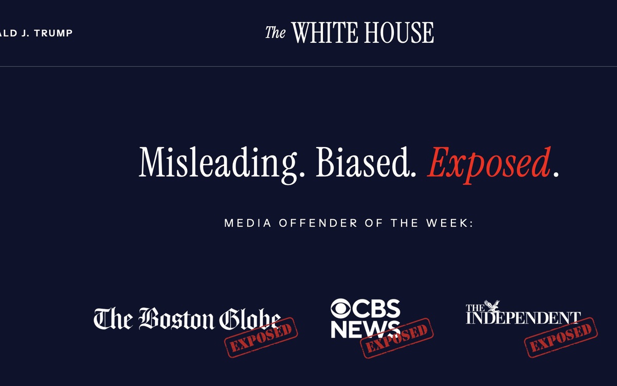 'Danh sách đen' báo chí 'thiên vị' của Nhà Trắng