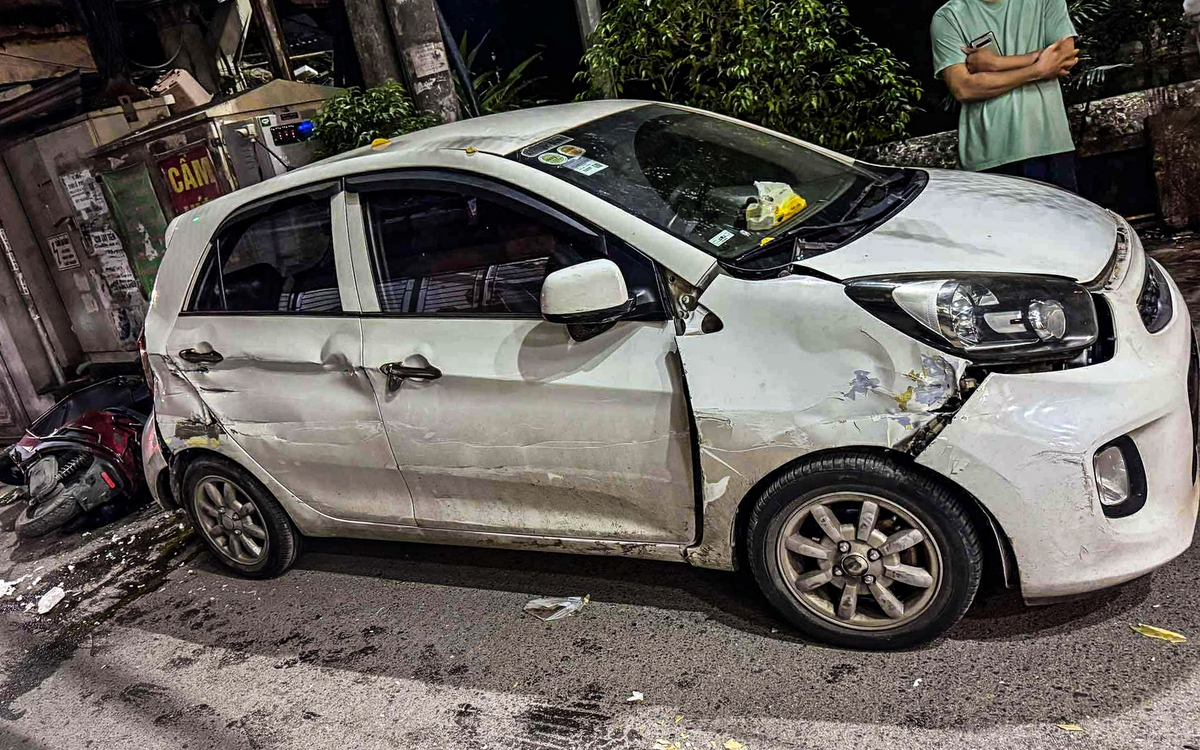 V Hanoju voznik tovornega vozila povzročil verižno trčenje in pobegnil