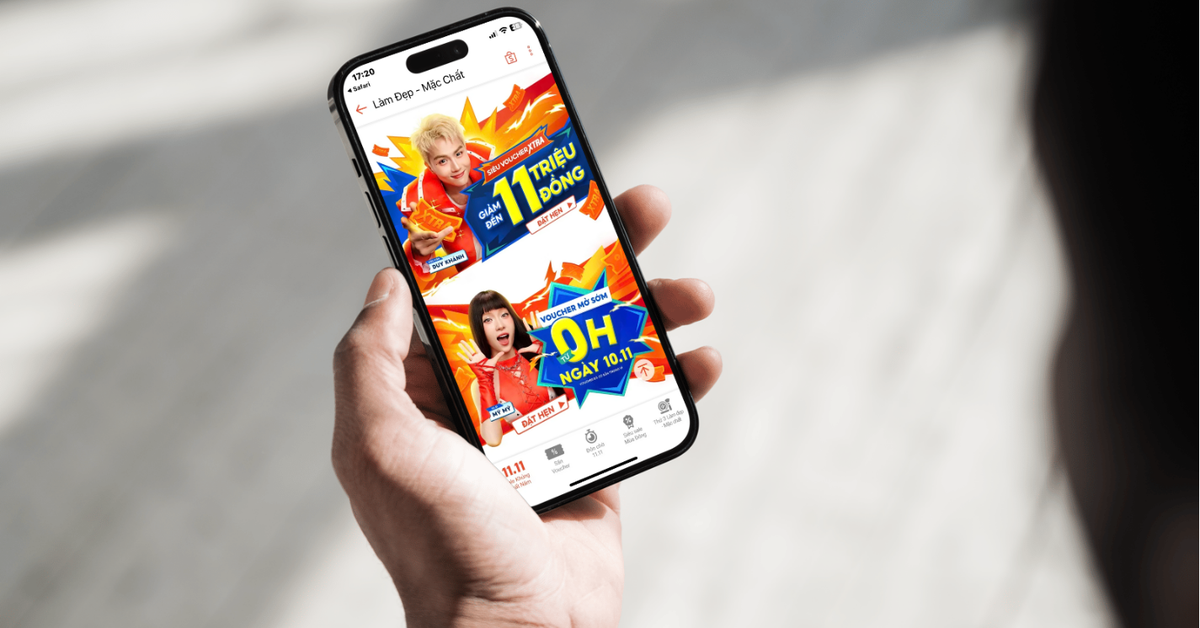 Shopee Mega Sale 11-11: Góp phần thúc đẩy tiêu dùng cuối năm